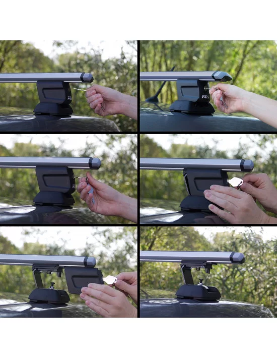 Takstativ Tesla Model S 2016 -> │ Inter Pack Virgo Roof Racks - sett 2 stk. Image 5