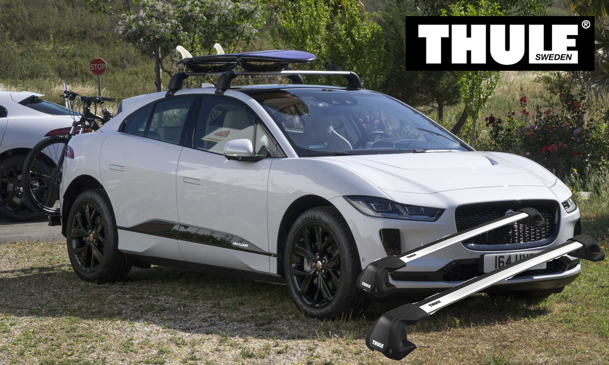 Takstativ Thule Wingbar Edge Flush EVO Jaguar I-Pace Electric Image 1