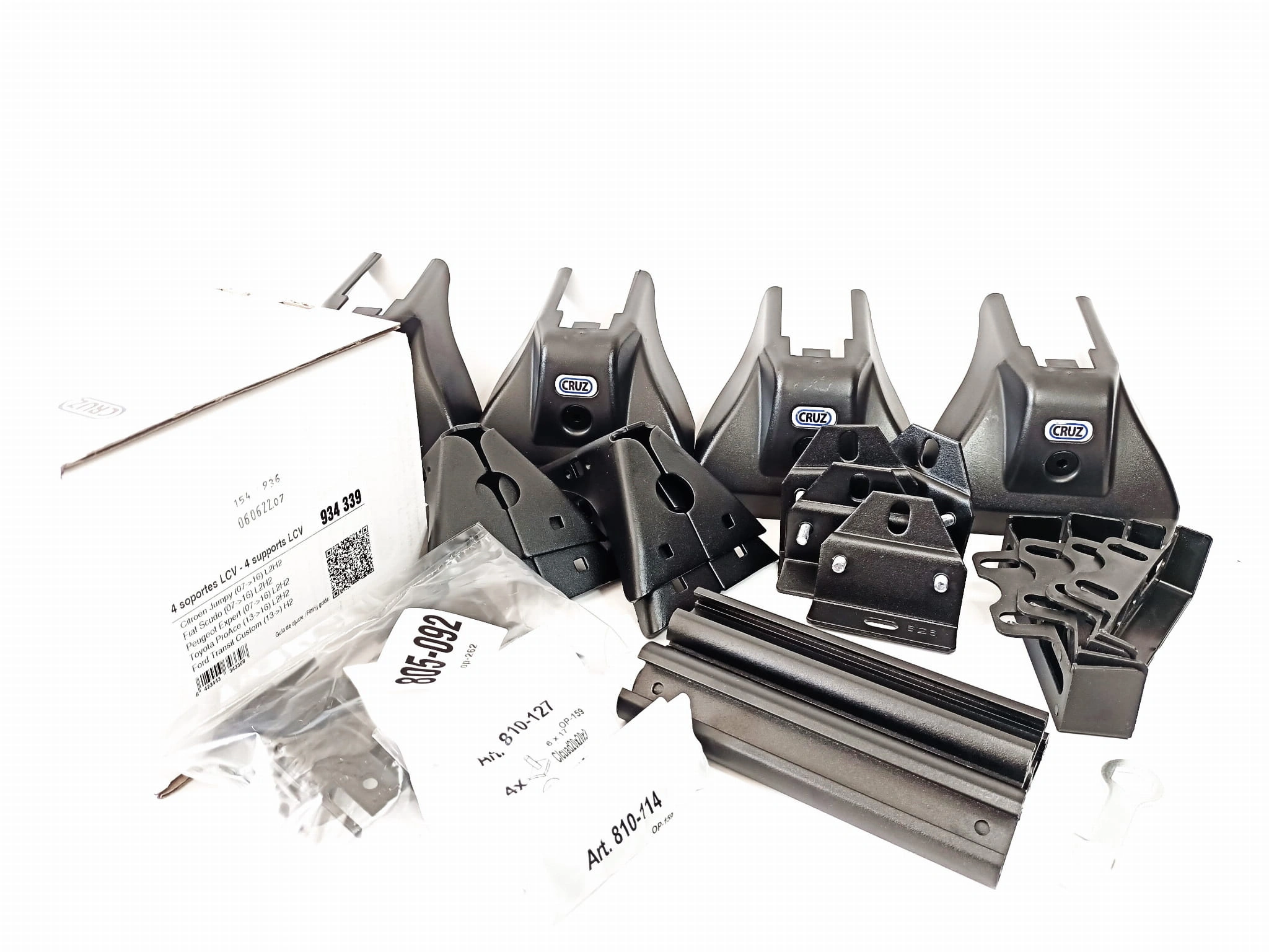 Takstativ Toyota Hiace 1996 - 2019 │ Cruz Cargo Xpro Black - sett 2 stk. – bilde 5