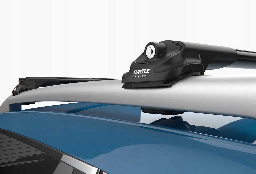 Takstativ Toyota Land Cruiser J150 2009 - 2024 / Mitsubishi Pajero IV 2006 - 2021 │ Turtle Air1 Roof Rack Black – bilde 3