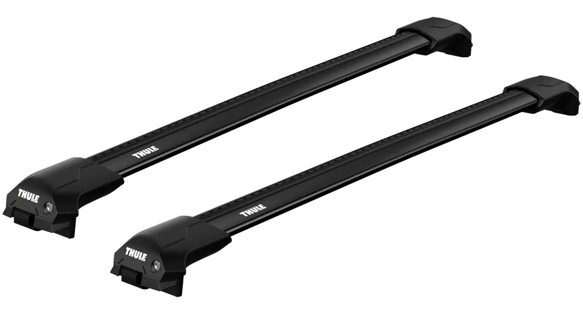 Takstativ Toyota Land Cruiser J150 2009 - 2024 │ Thule Wingbar Black Raised Rail Edge - sett 2 stk. Image 1