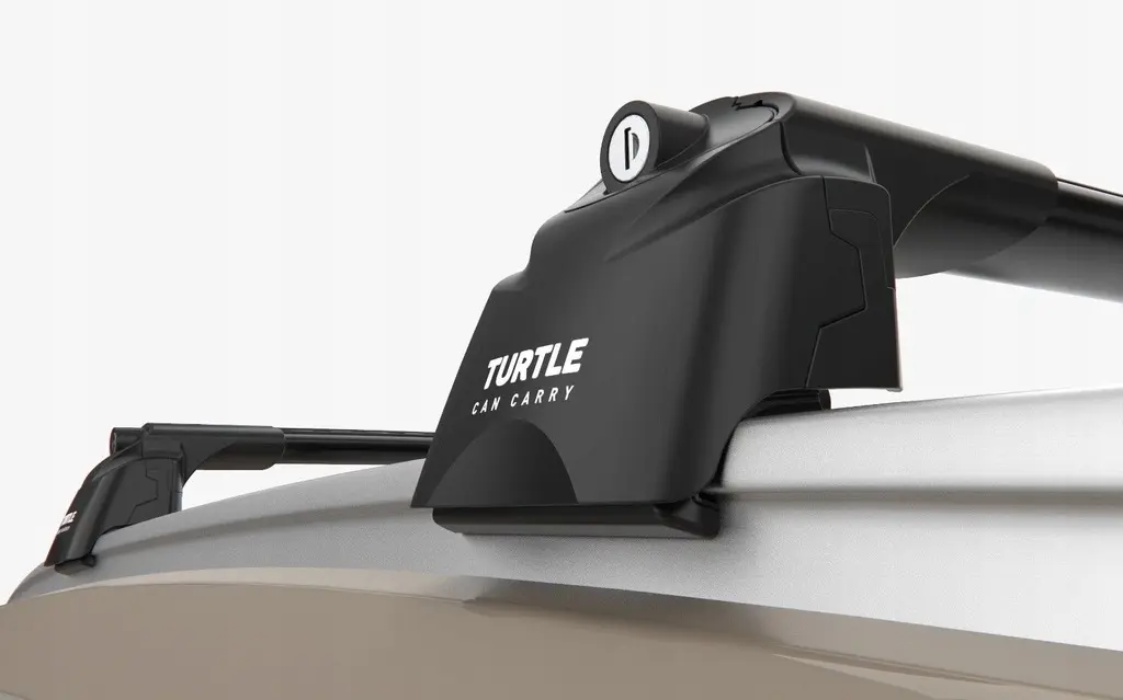 Takstativ Volvo V60 II 2018 -> / Lexus NX I 2014 - 2021  │ Turtle Air2 Roof Rack Black - sett 2 stk. Image 3