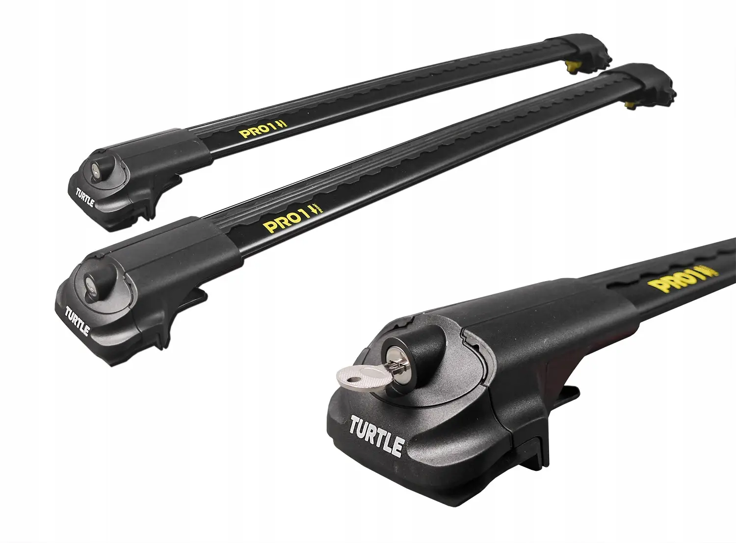 Takstativ Volvo XC70 II 2007 - 2016 │ Turtle Air1 Roof Rack Black Image 15