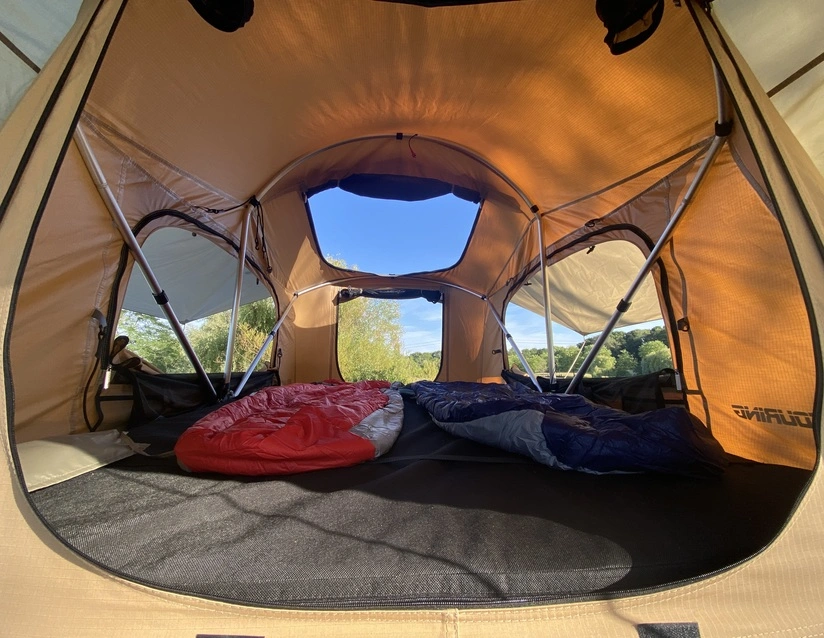 Taktelt ARB Flinders med stige – rask oppsett, solid ABS-gulv, madrass og LED-lys (140 x 240 cm) Image 14