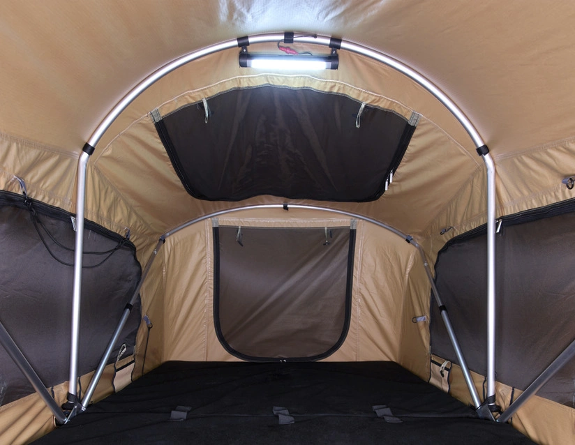 Taktelt ARB Flinders med stige – rask oppsett, solid ABS-gulv, madrass og LED-lys (140 x 240 cm) Image 17