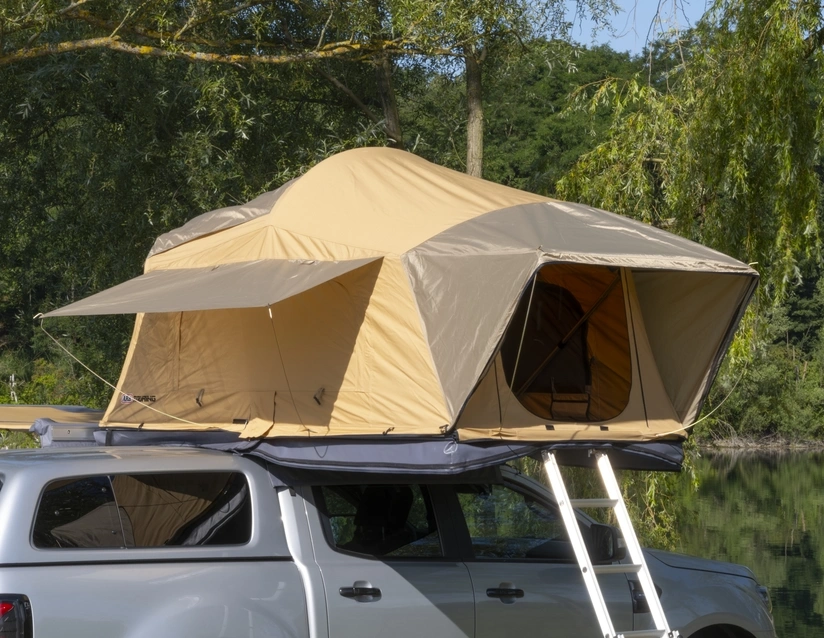 Taktelt ARB Flinders med stige – rask oppsett, solid ABS-gulv, madrass og LED-lys (140 x 240 cm) Image 4