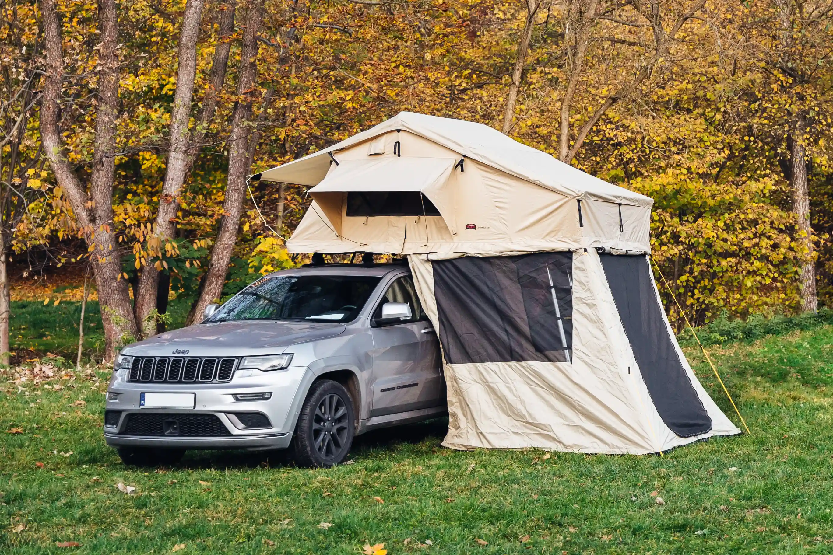 Taktelt Dragon med fortelt for SUV, pickup, varebil og personbil 69 kg – bilde 12
