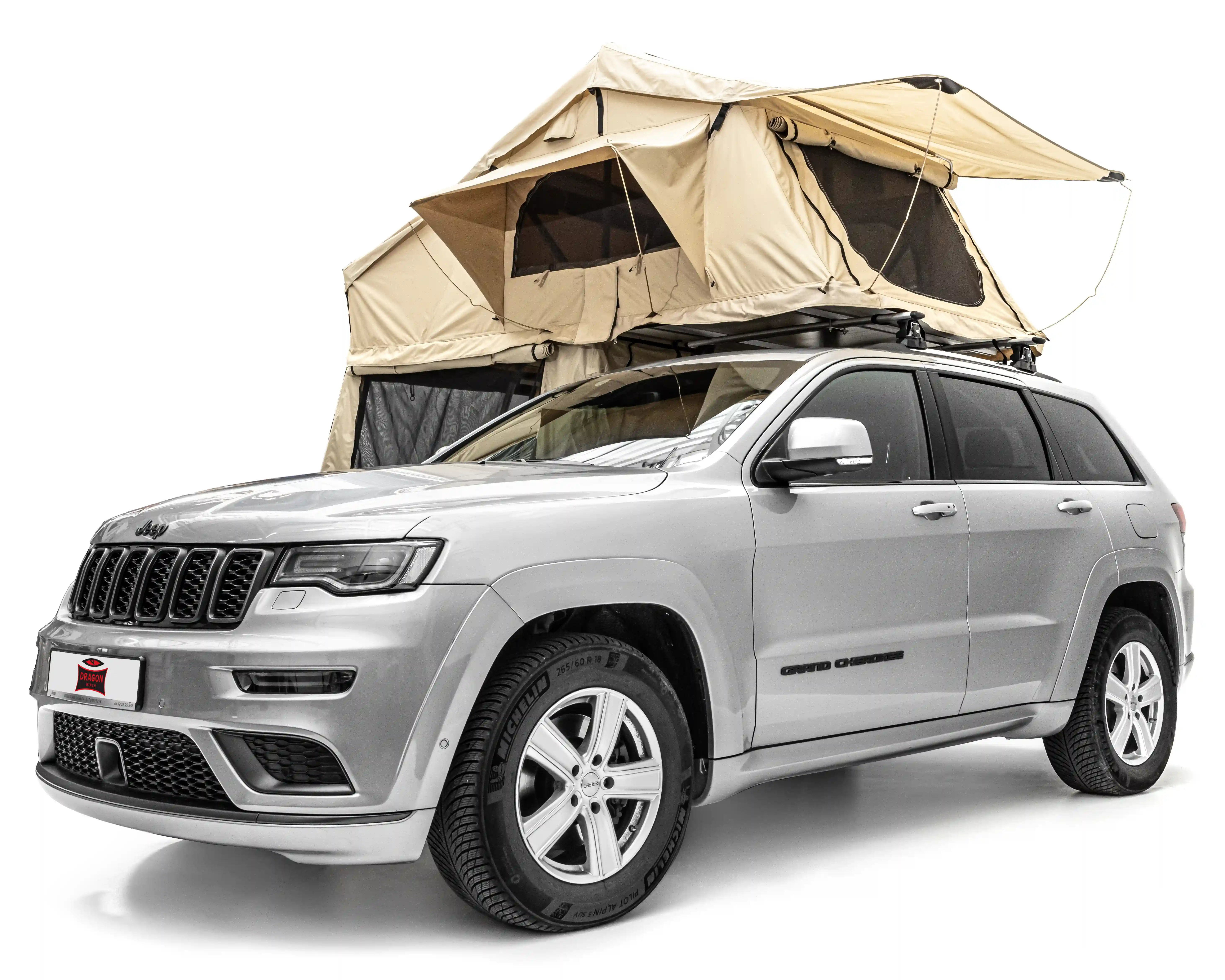 Taktelt Dragon med fortelt for SUV, pickup, varebil og personbil 69 kg – bilde 2