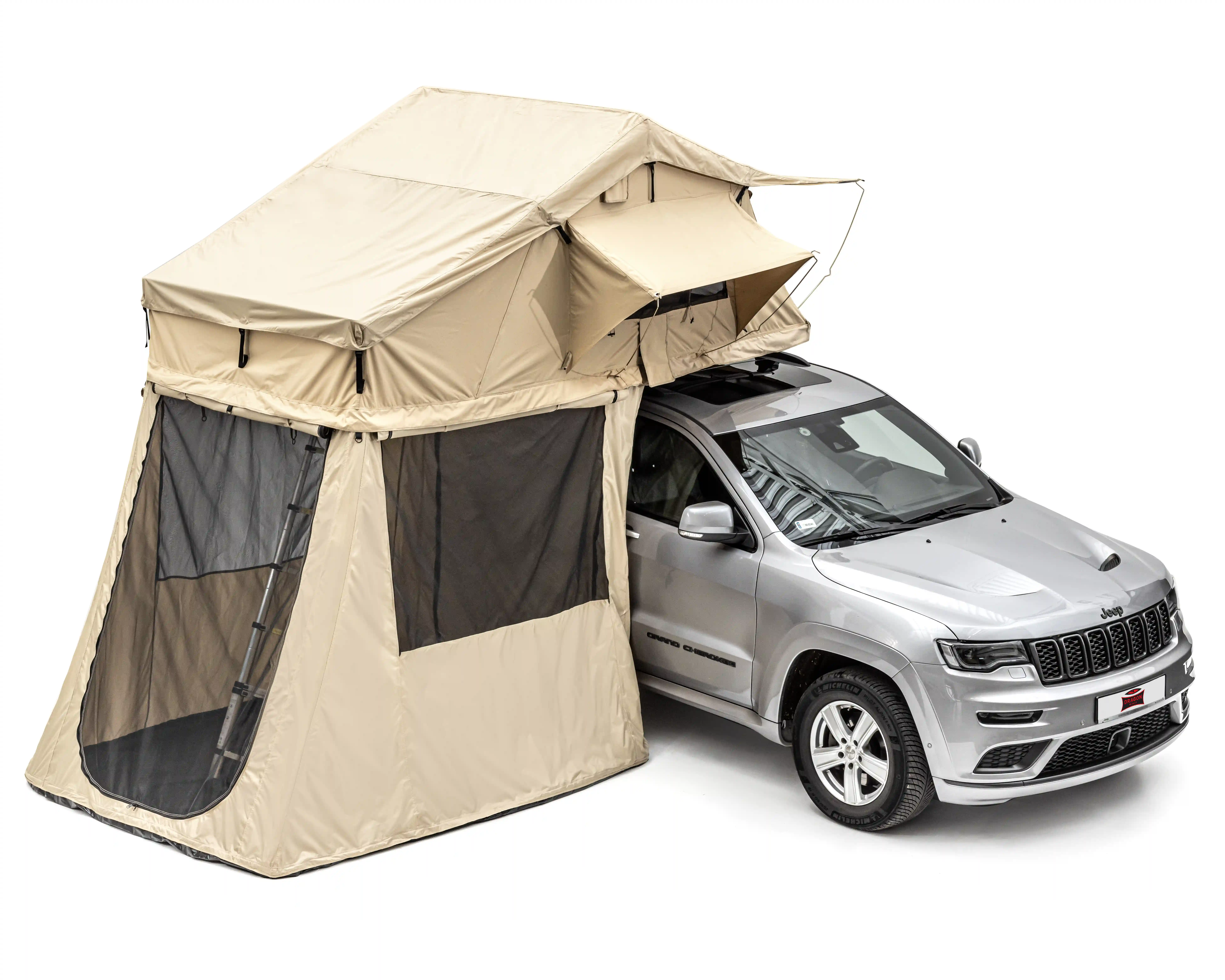Taktelt Dragon med fortelt for SUV, pickup, varebil og personbil 69 kg – bilde 3