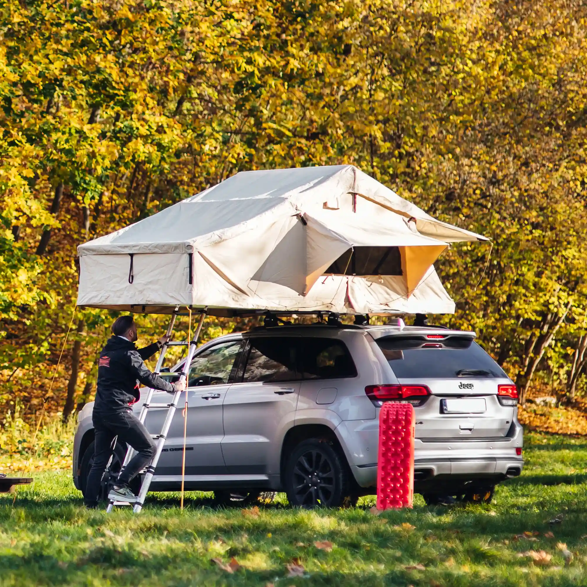 Taktelt Dragon med fortelt for SUV, pickup, varebil og personbil 69 kg – bilde 7