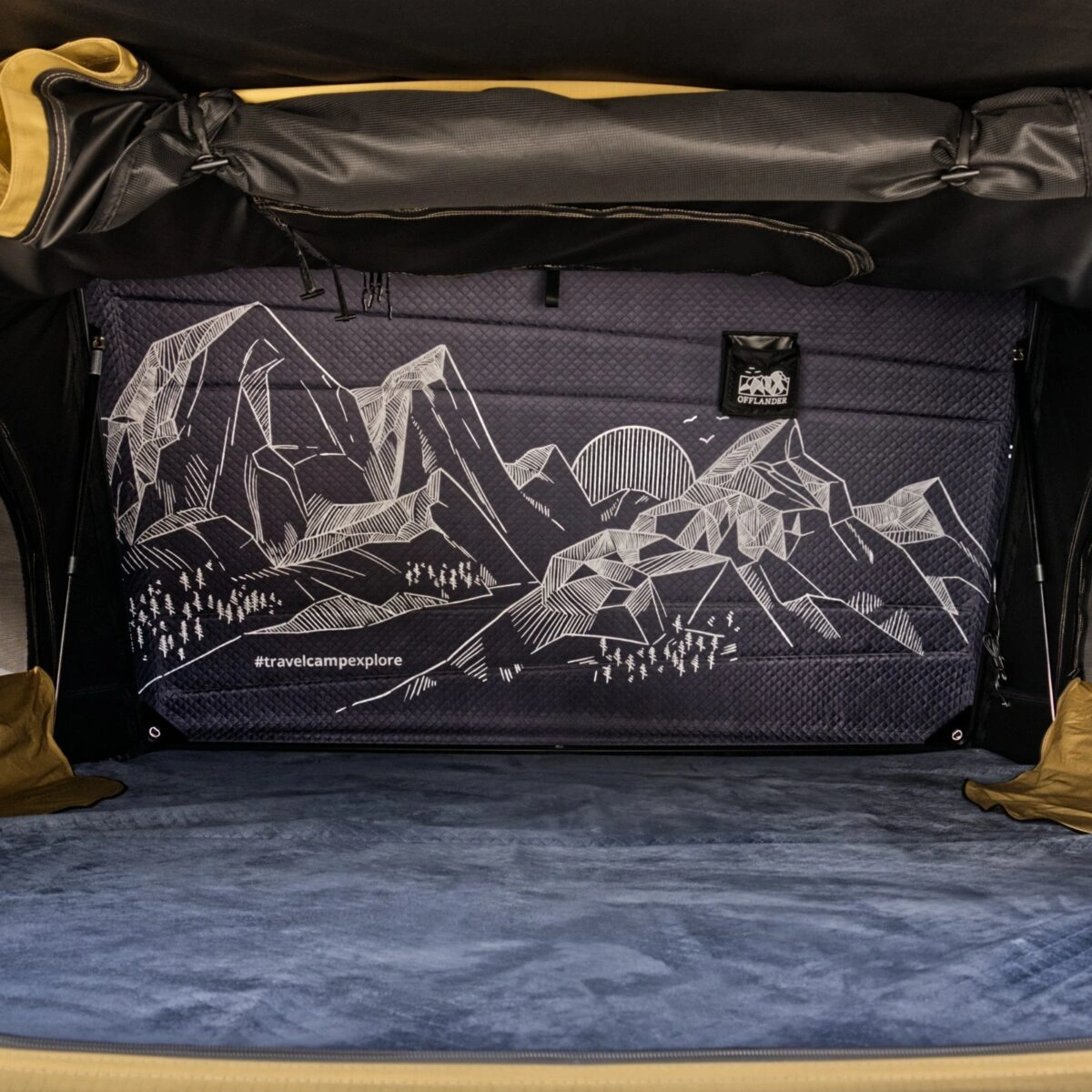 Taktelt Offlander Fold 2 Sand │ Hard shell - Hardtop - 2 personer – bilde 11