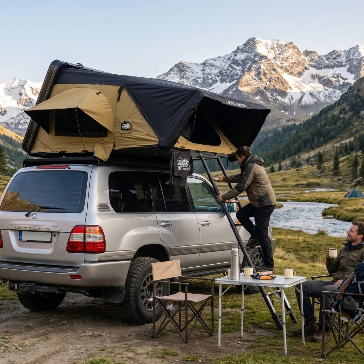 Taktelt Offlander Fold 2 Sand │ Hard shell - Hardtop - 2 personer – bilde 6