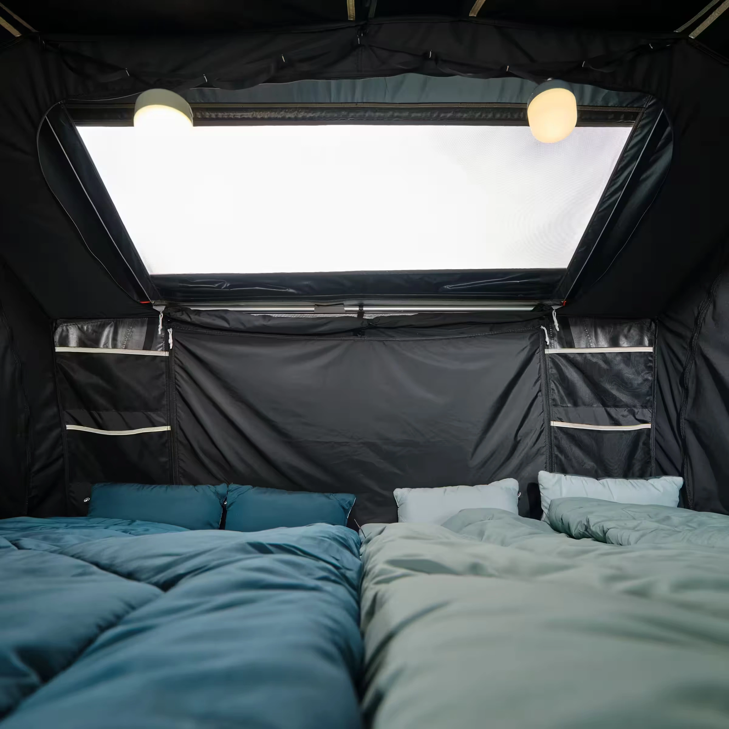 Taktelt Quechua MH500 Fresh&Black Family │ Softshell - myk softcover - Selvåpnende familietelt - 200 x 213 cm - 4-personer – bilde 11