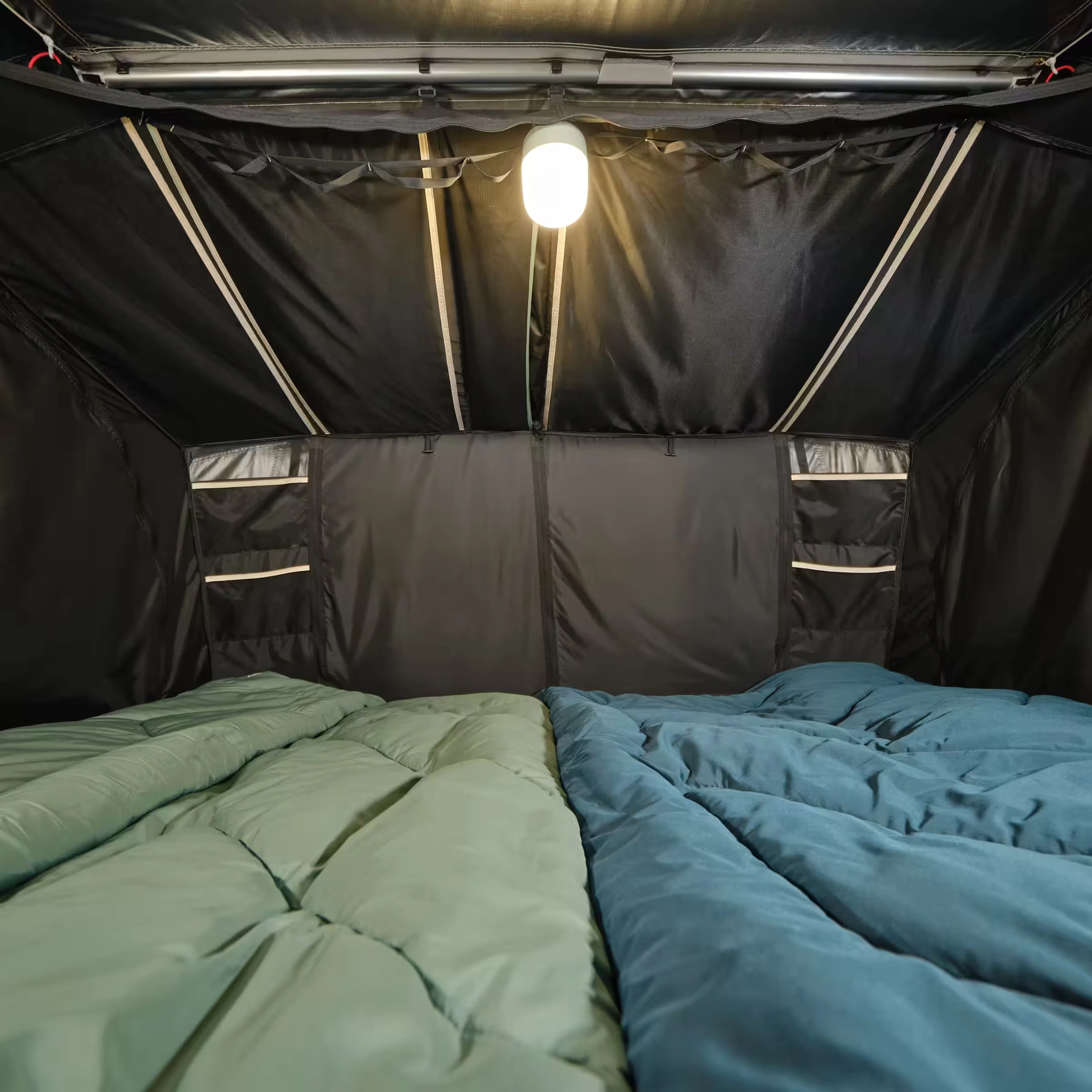 Taktelt Quechua MH500 Fresh&Black Family │ Softshell - myk softcover - Selvåpnende familietelt - 200 x 213 cm - 4-personer – bilde 15