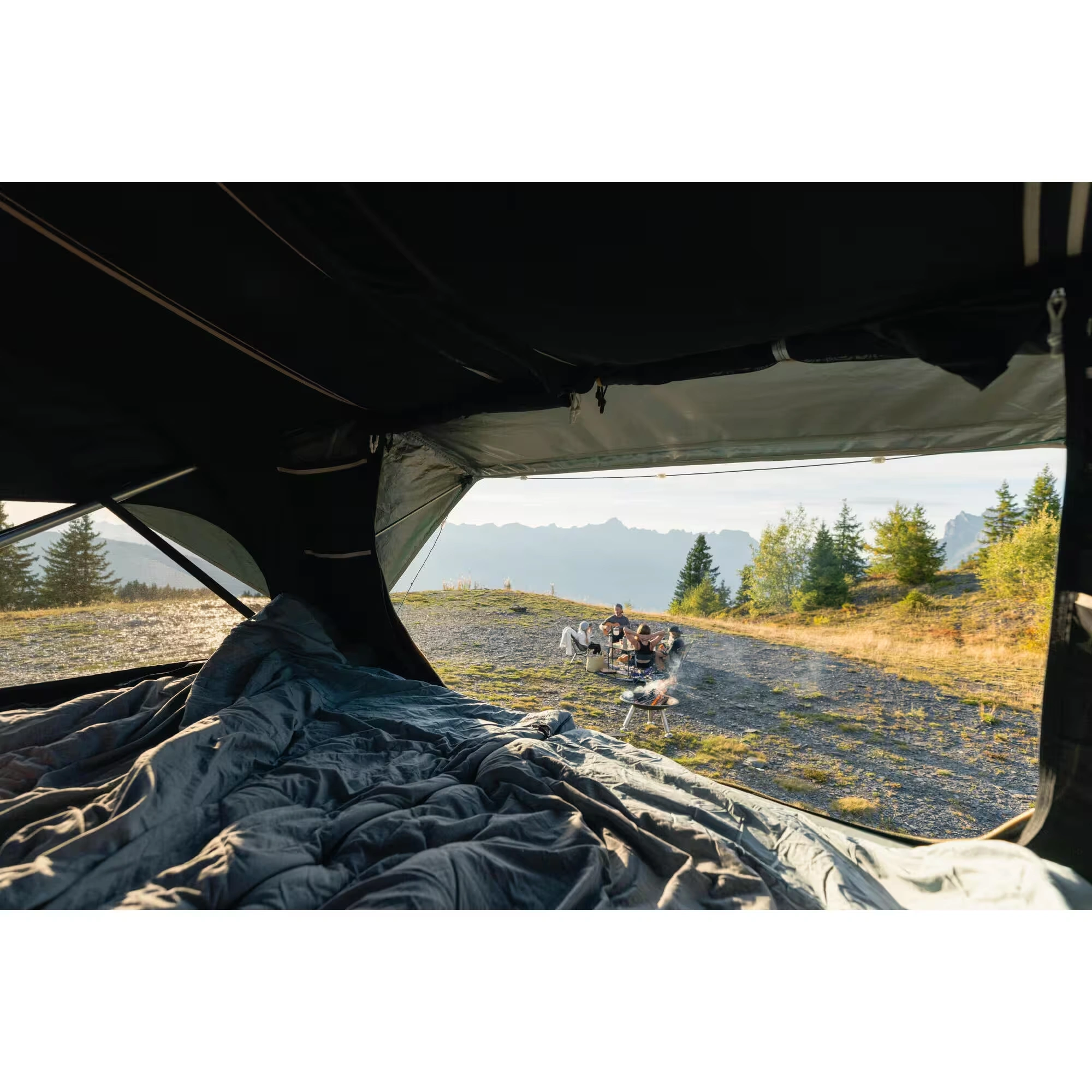 Taktelt Quechua MH500 Fresh&Black Family │ Softshell - myk softcover - Selvåpnende familietelt - 200 x 213 cm - 4-personer – bilde 18