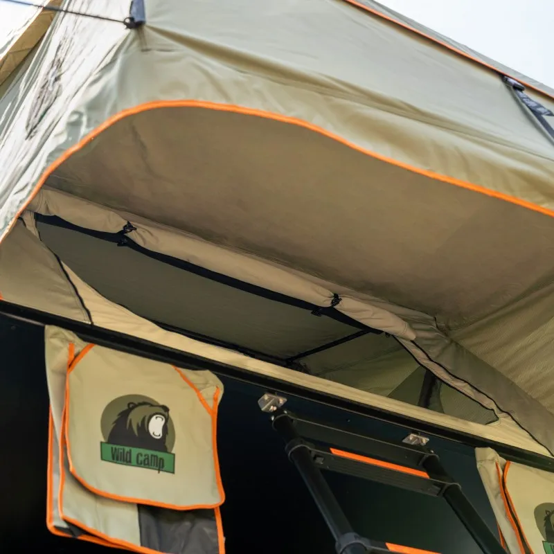Taktelt Wild Camp Hudson 140 grønn │ Softshell - myk softcover - 2-3 personer – bilde 13