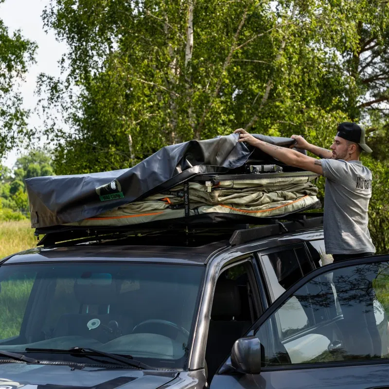 Taktelt Wild Camp Hudson 140 grønn │ Softshell - myk softcover - 2-3 personer – bilde 18