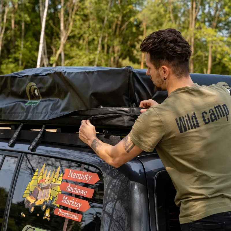 Taktelt Wild Camp Hudson 160 grå │ Softshell - myk softcover - 3-4 personer – bilde 20