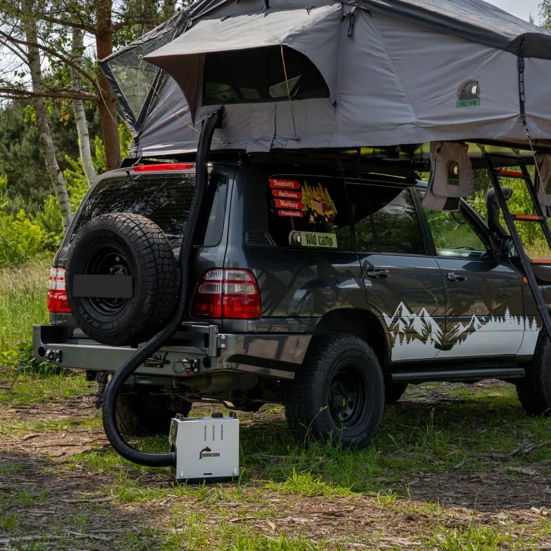Taktelt Wild Camp Hudson 160 grå │ Softshell - myk softcover - 3-4 personer – bilde 9