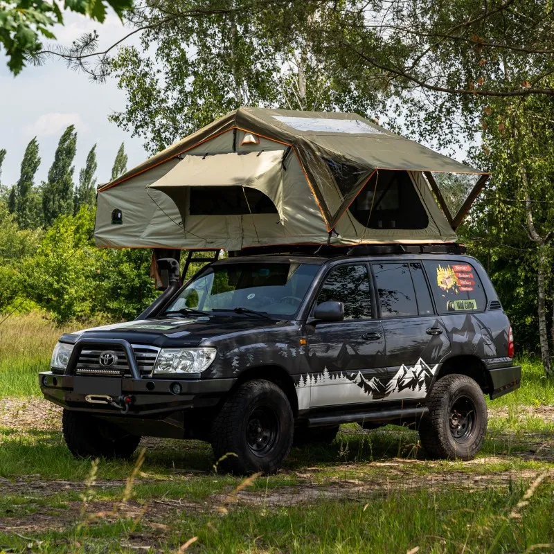 Taktelt Wild Camp Hudson 160 grønn │ Softshell - myk softcover - 3-4 personer – bilde 3