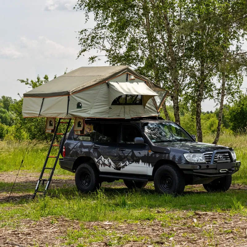 Taktelt Wild Camp Hudson 160 grønn │ Softshell - myk softcover - 3-4 personer – bilde 4