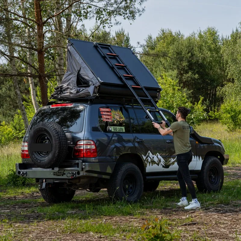 Taktelt Wild Camp Hudson 180 grå │ Softshell - myk softcover - 4-5 personer – bilde 17