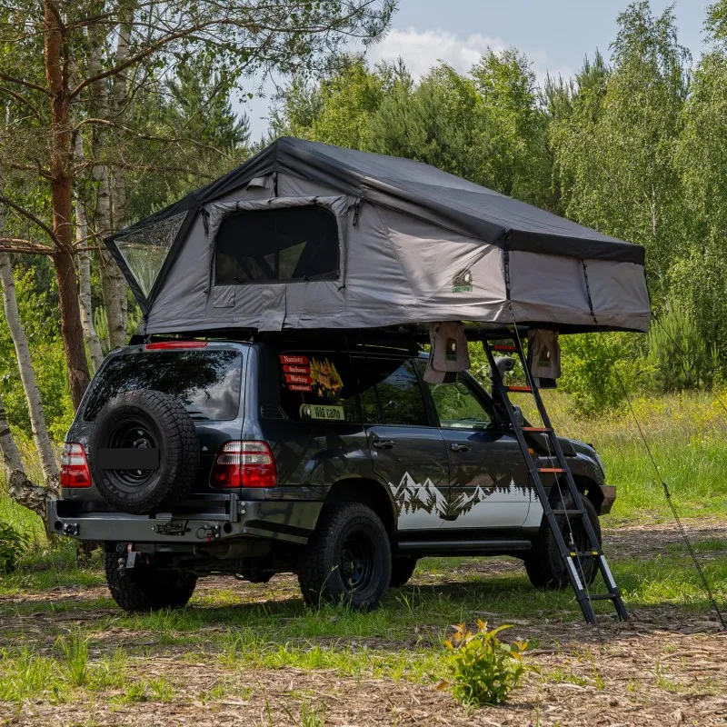 Taktelt Wild Camp Hudson 180 grå │ Softshell - myk softcover - 4-5 personer – bilde 25