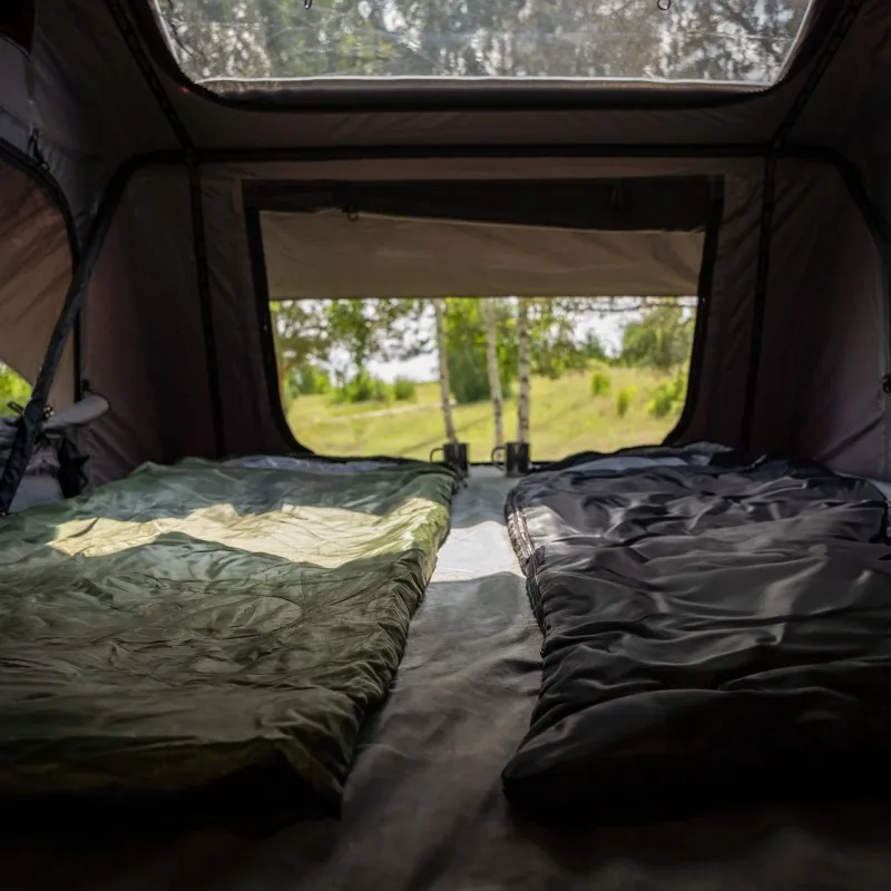 Taktelt Wild Camp Hudson 180 grå │ Softshell - myk softcover - 4-5 personer – bilde 5