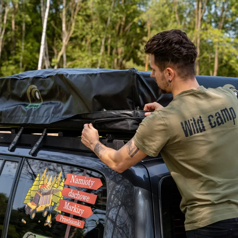 Taktelt Wild Camp Hudson 180 grønn │ Softshell - myk softcover - 4-5 personer – bilde 20