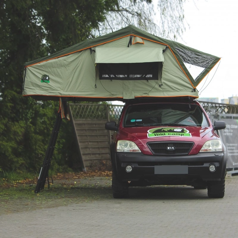 Taktelt Wild Camp Hudson 220 grønn │ Softshell - myk softcover - 5-6 personer – bilde 4