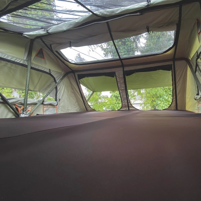Taktelt Wild Camp Hudson 220 grønn │ Softshell - myk softcover - 5-6 personer – bilde 5