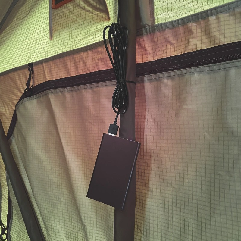 Taktelt Wild Camp Hudson 220 grønn │ Softshell - myk softcover - 5-6 personer – bilde 8