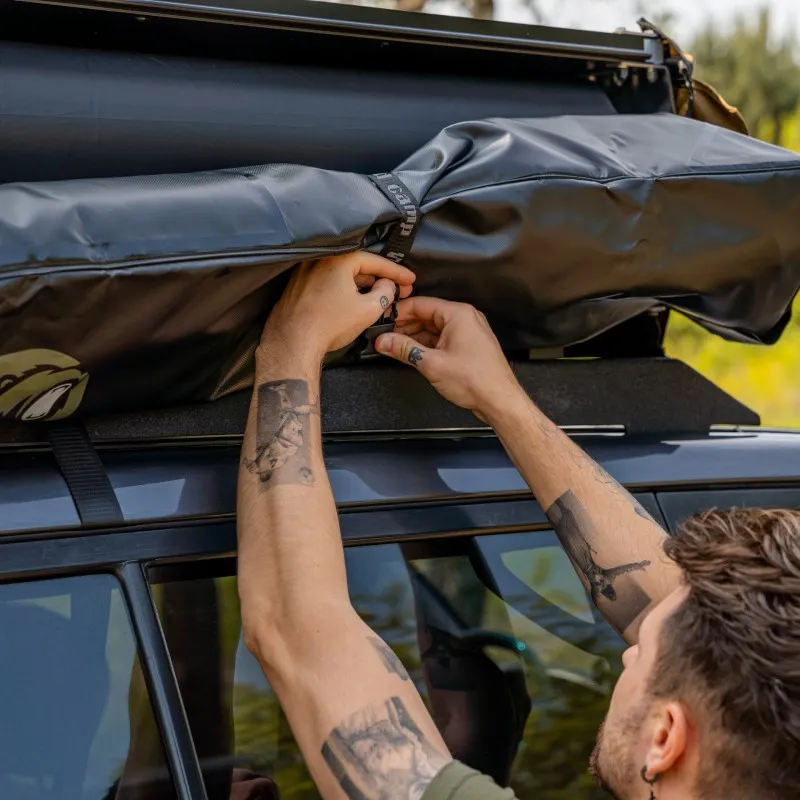 Taktelt Wild Camp Hudson 220 Military │ Softshell - myk softcover - 5-6 personer – bilde 14