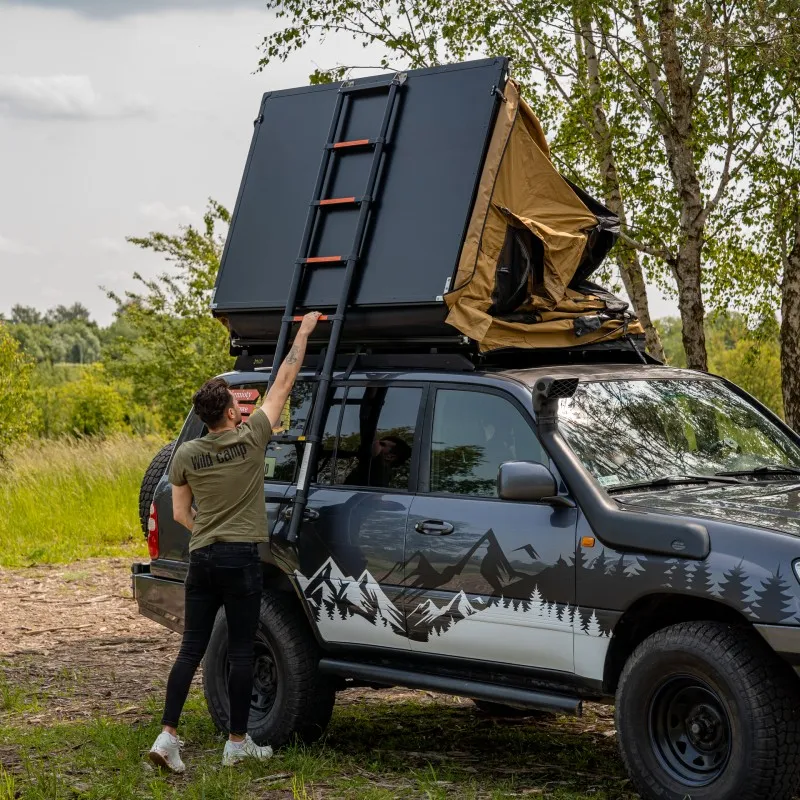 Taktelt Wild Camp Hudson 220 Military │ Softshell - myk softcover - 5-6 personer – bilde 15
