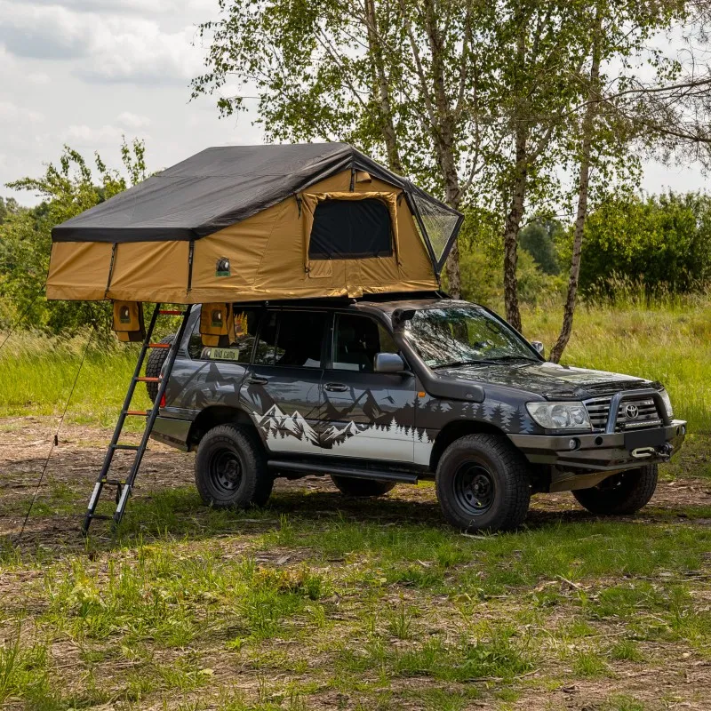 Taktelt Wild Camp Hudson 220 Military │ Softshell - myk softcover - 5-6 personer – bilde 3