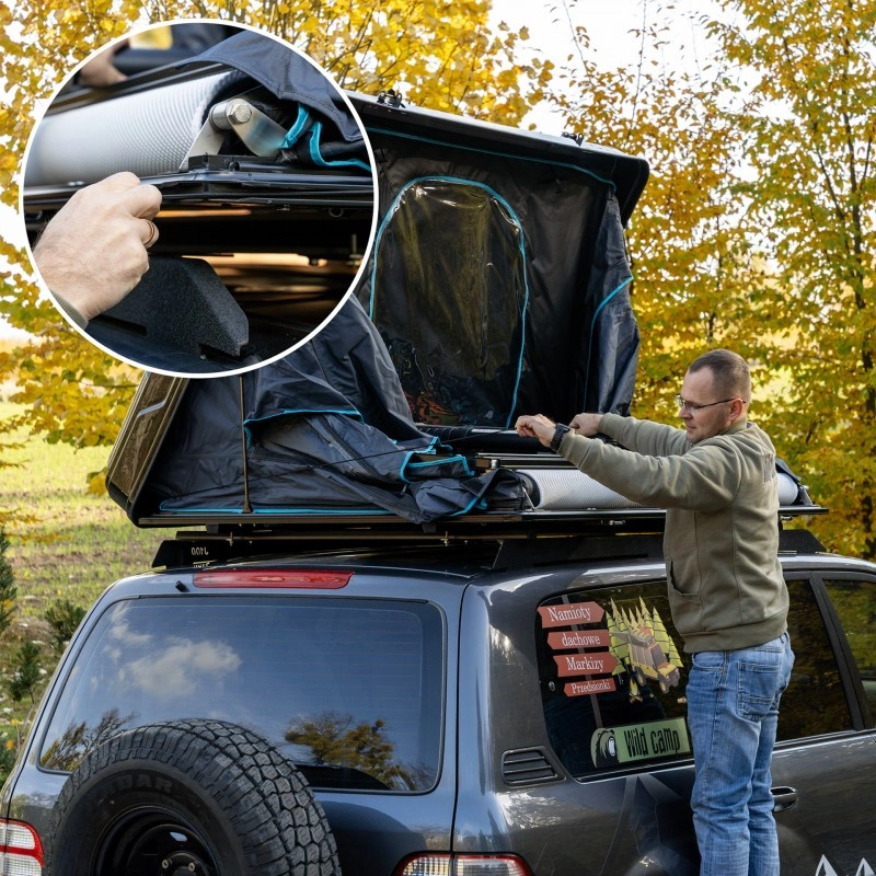 Taktelt Wild Camp Jukon II 180 DAY & NIGHT grå │ Hardshell - Hardtop - 3-4 personer – bilde 9
