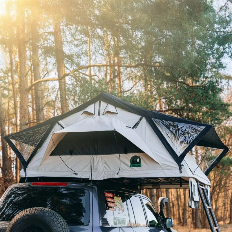 Taktelt Wild Camp Kolorado II 140 grå │ Softshell - myk softcover - 2-3 personer – bilde 3