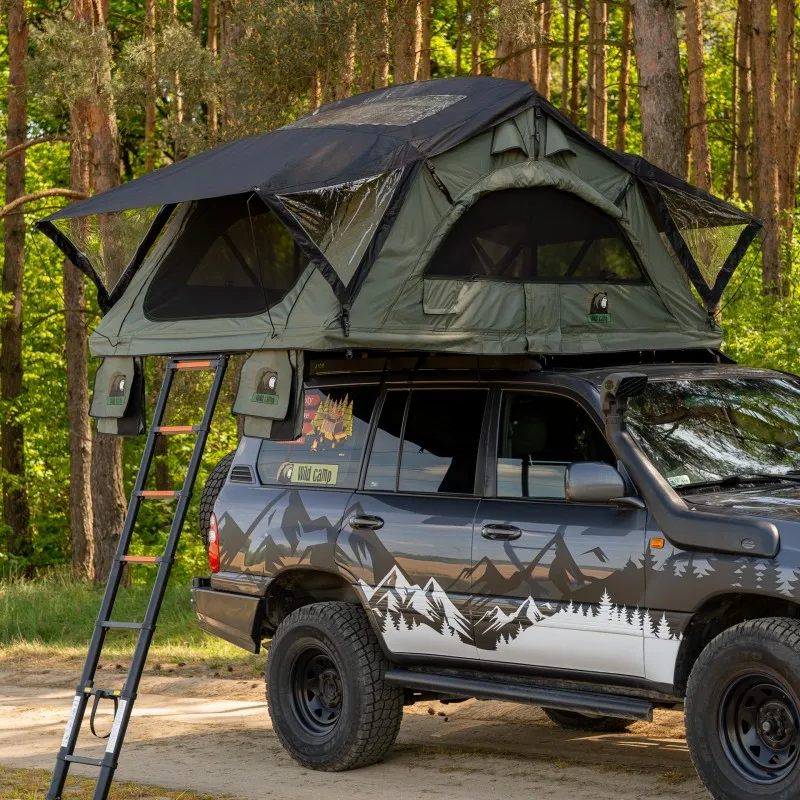 Taktelt Wild Camp Kolorado II 140 grønn │ Softshell - myk softcover - 2-3 personer – bilde 18