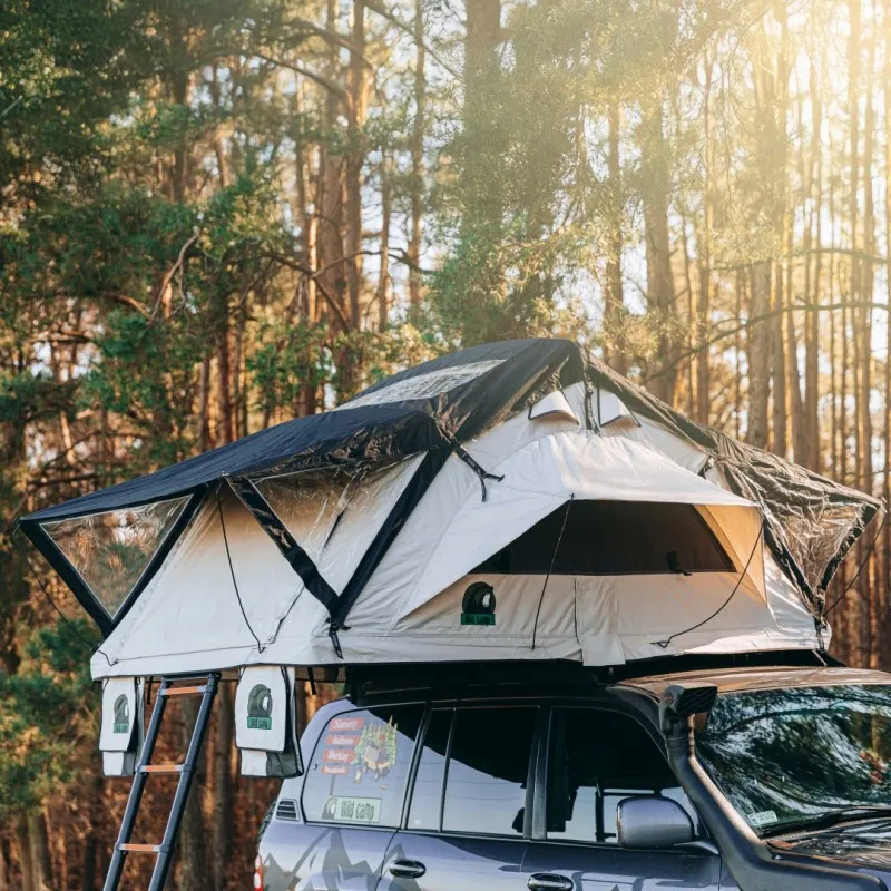 Taktelt Wild Camp Kolorado II 160 grå │ Softshell - myk softcover - 3-4 personer – bilde 2