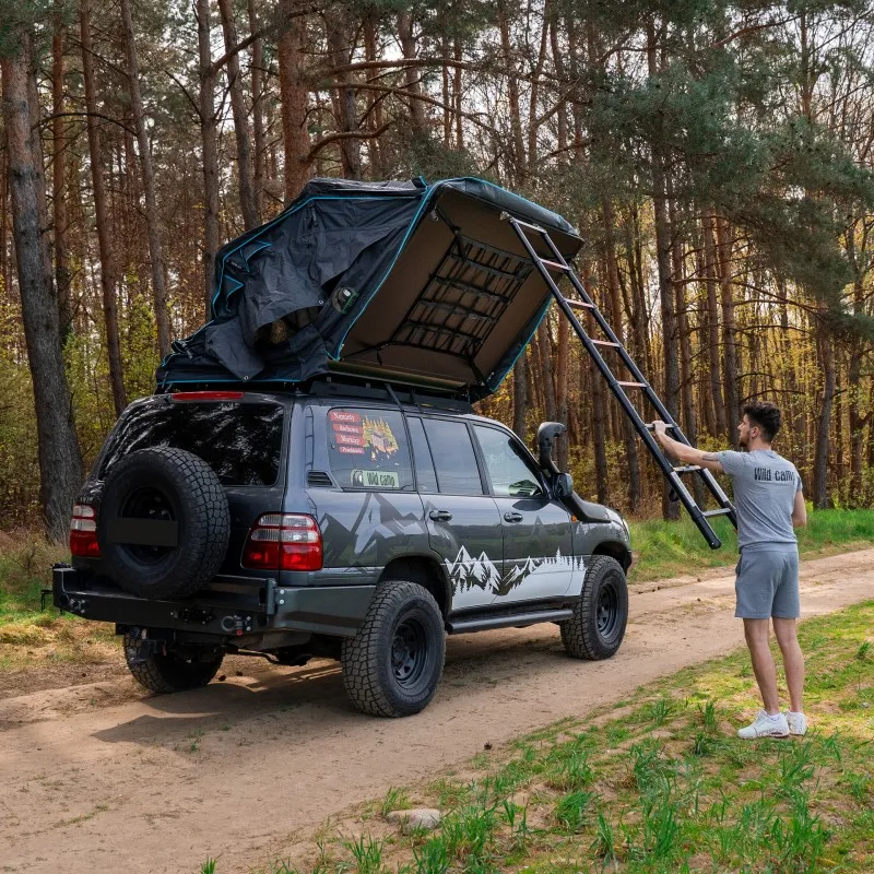 Taktelt Wild Camp Kolorado II 180 DAY & NIGHT │ grafitt - Softshell - myk softcover - 4-5 personer + antikondensmatte – bilde 14