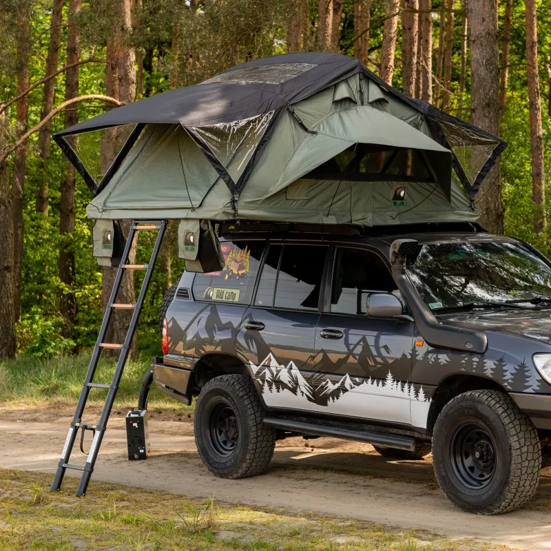 Taktelt Wild Camp Kolorado II 180 grønn │ Softshell - myk softcover - 4-5 personer – bilde 18