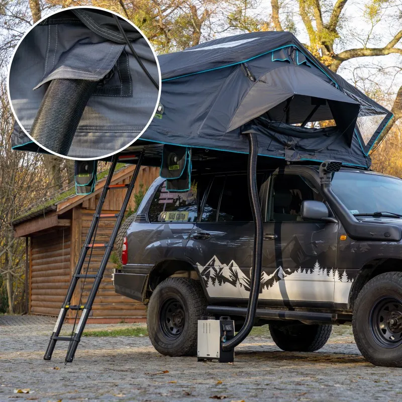 Taktelt Wild Camp Missisipi II 160 DAY & NIGHT │ grafitt - Softshell - myk softcover - 3-4 personer + antikondensmatte – bilde 15