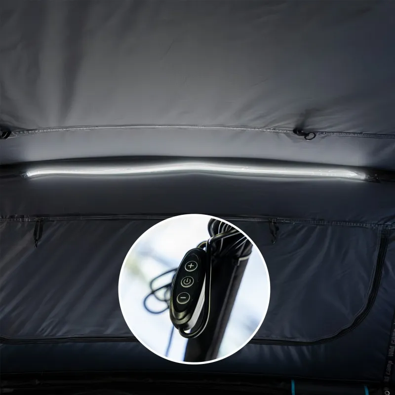 Taktelt Wild Camp Missisipi II 160 DAY & NIGHT │ grafitt - Softshell - myk softcover - 3-4 personer + antikondensmatte – bilde 17