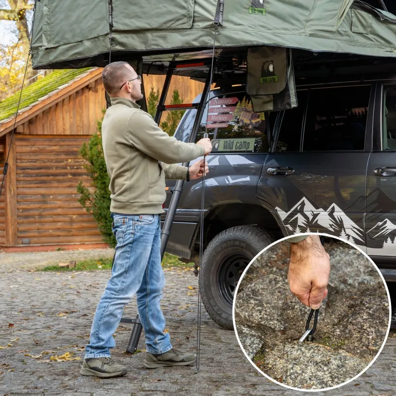 Taktelt Wild Camp Missisipi II 160 grønn │ Softshell - myk softcover - 3-4 personer – bilde 20