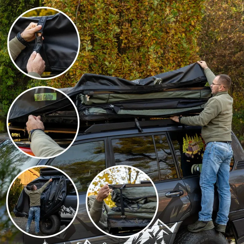 Taktelt Wild Camp Missisipi II 160 grønn │ Softshell - myk softcover - 3-4 personer – bilde 7
