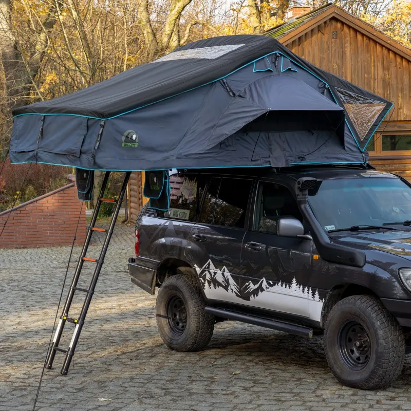Taktelt Wild Camp Missisipi II 180 DAY & NIGHT │ grafitt - Softshell - myk softcover - 4-5 personer + antikondensmatte