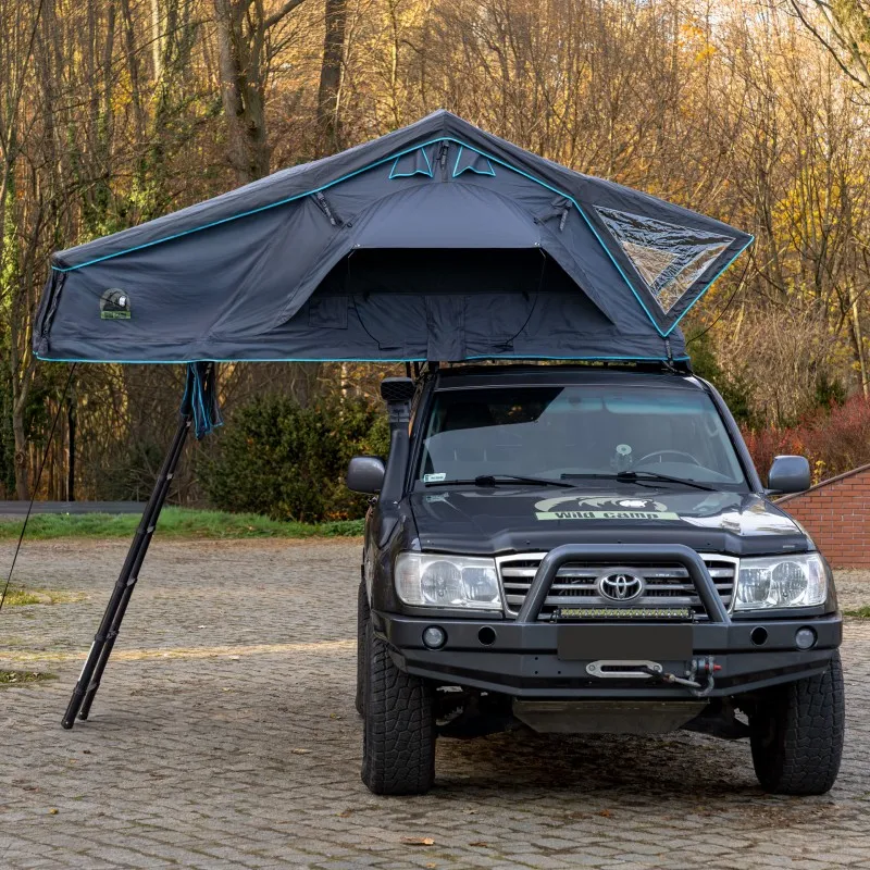 Taktelt Wild Camp Missisipi II 180 DAY & NIGHT │ grafitt - Softshell - myk softcover - 4-5 personer + antikondensmatte – bilde 15