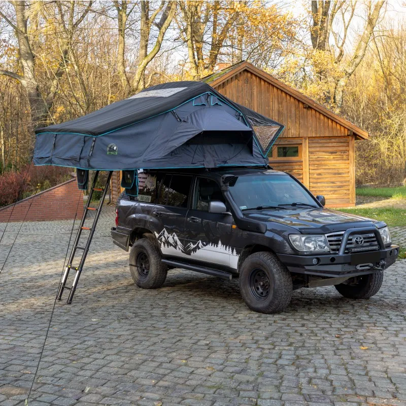 Taktelt Wild Camp Missisipi II 180 DAY & NIGHT │ grafitt - Softshell - myk softcover - 4-5 personer + antikondensmatte – bilde 4