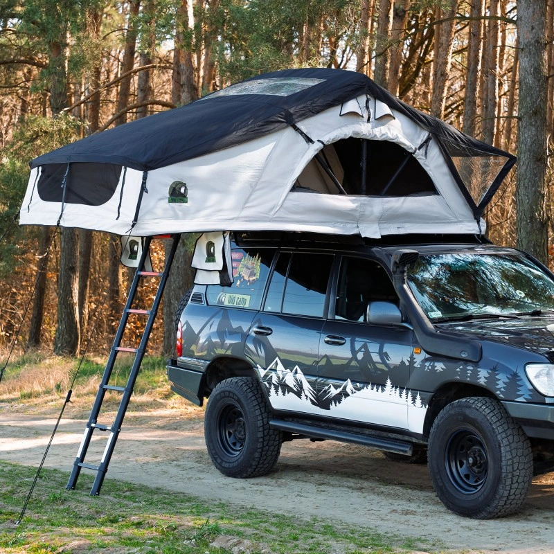 Taktelt Wild Camp Missisipi II 180 grå │ Softshell - myk softcover - 4-5 personer – bilde 3