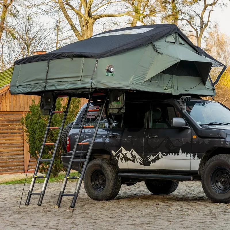 Taktelt Wild Camp Missisipi II 220 grønn │ Softshell - myk softcover - 5-6 personer